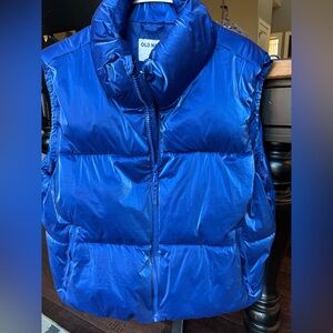 Old Navy Royal Blue Water-Resistant Vest